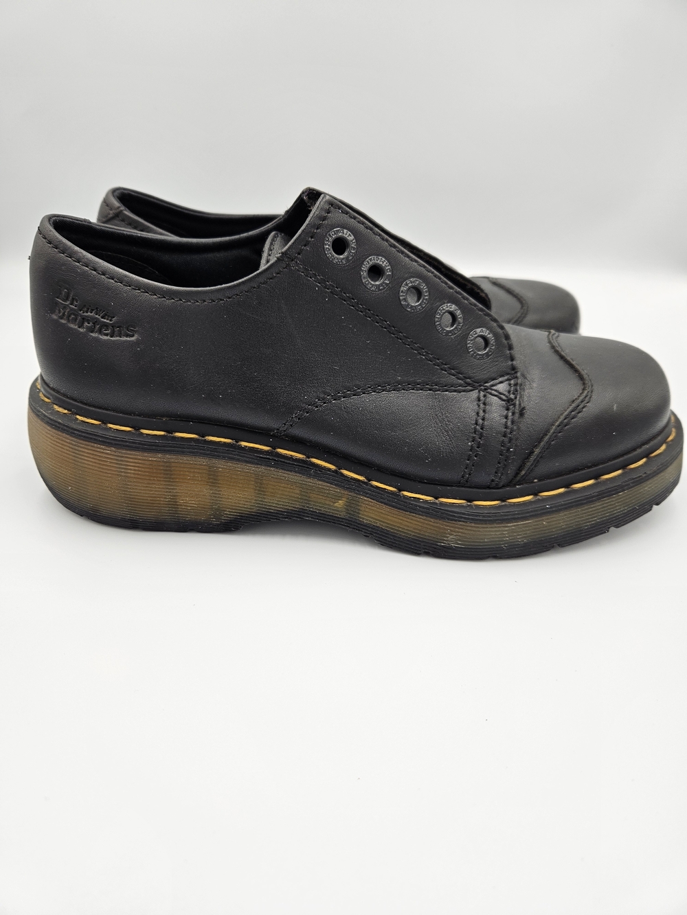 Dr. Martens 10960 Black Leather Oxford Shoes Women’s Size 9 - Picture 4 of 14